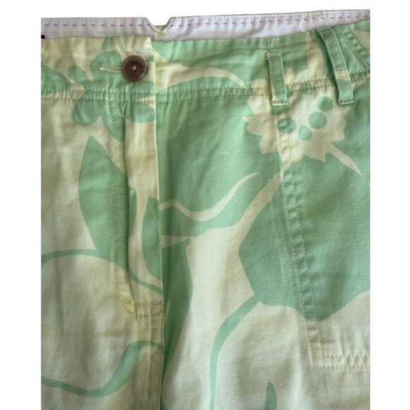 Lands' End Floral Multicolor Pockets Belt Loops Skort Women's Sz 12P - Picture 5 of 12